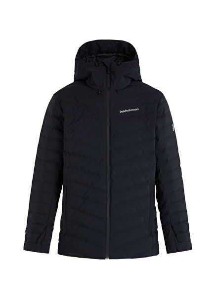 M Frost Ski Black Hooded Men's Ski Jacket