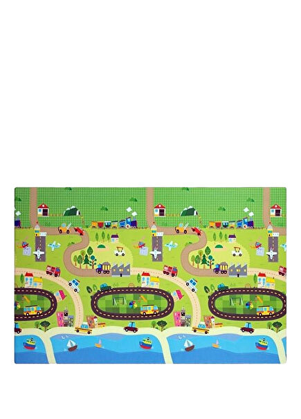 Happy Village Play Mat and Rug