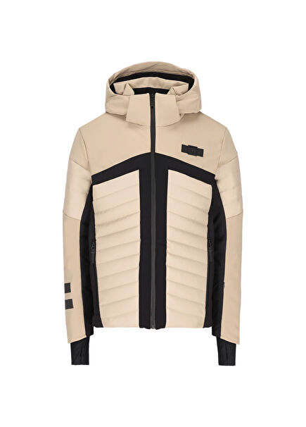 131-Insulated Bej Erkek Kayak Montu