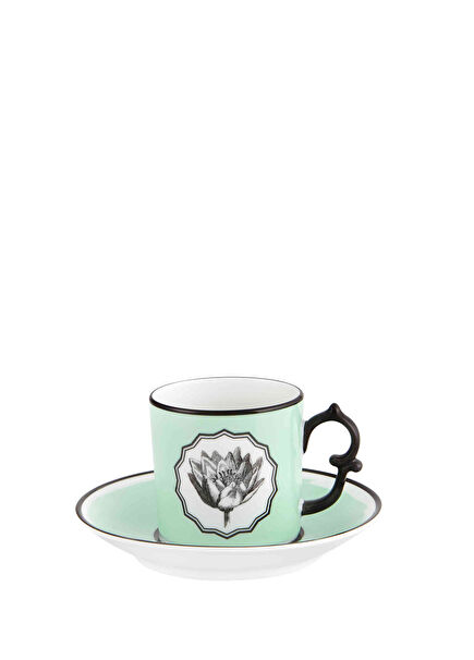 VISTA ALEGRE Herbariae Green Porcelain Coffee Cup