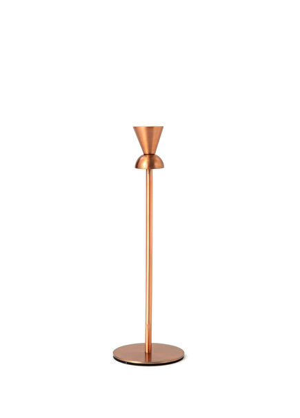 Peggy Copper Candlestick 8x28 cm