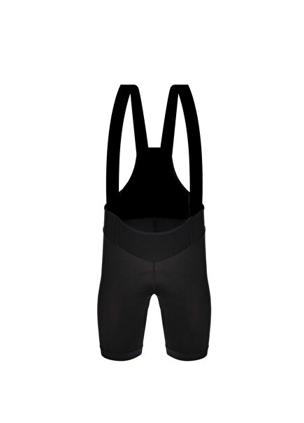 Kickoff Siyah Askılı Kısa Unisex Bisiklet Taytı