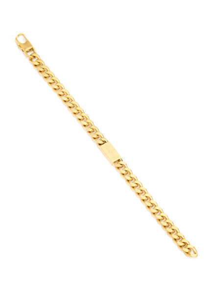 Gold Chain Form Men's Steel Bracelet