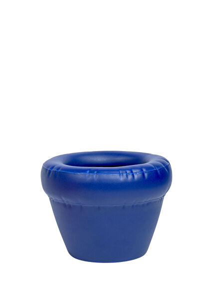 Pierre Indigo Matte Navy Blue Ceramic Flower Pot