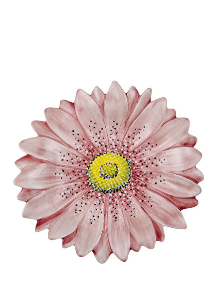 Camomilla Pembe Seramik Servis Tabağı