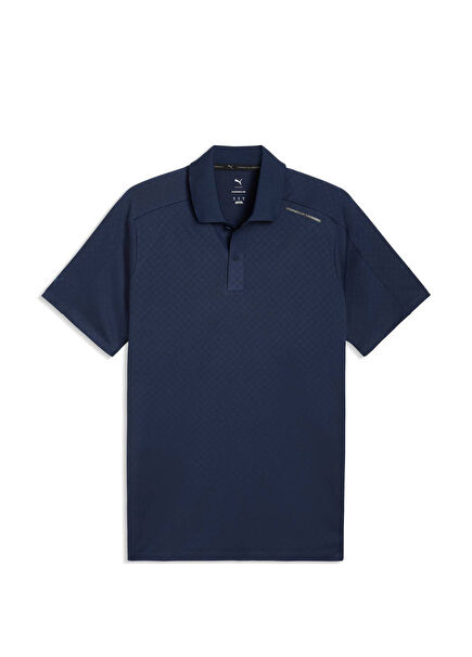 Porsche Design Club Navy Polo Yaka Kısa Kollu Erkek Spor T-shirt