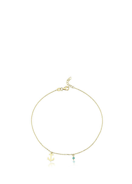 Anchor 14 Ayar Altın Kadın Halhal