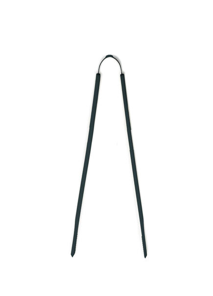 Matte Black Silicone Tongs
