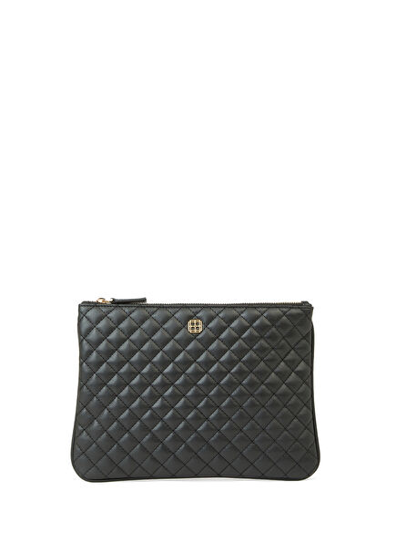 Black Quilted Women's clutch