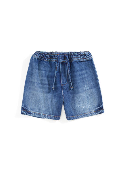 Mavi Erkek Bebek Denim Şort