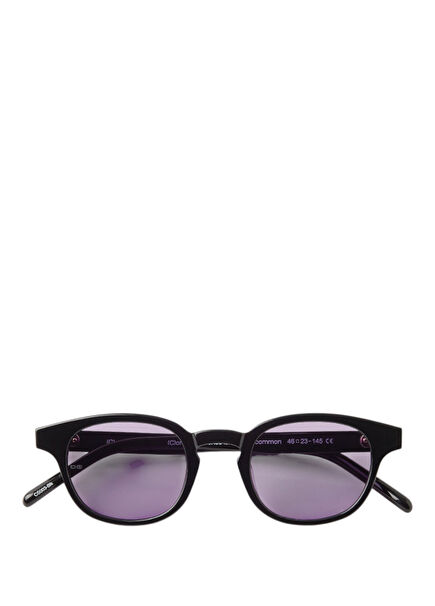 Black Purple Acetate Unisex Sunglasses