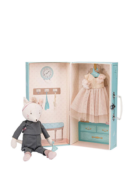 Kedi Küçük Valiz Gardırop Oyun Seti