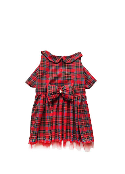 İskoç Ekoseli Kedi ve Köpek Elbisesi