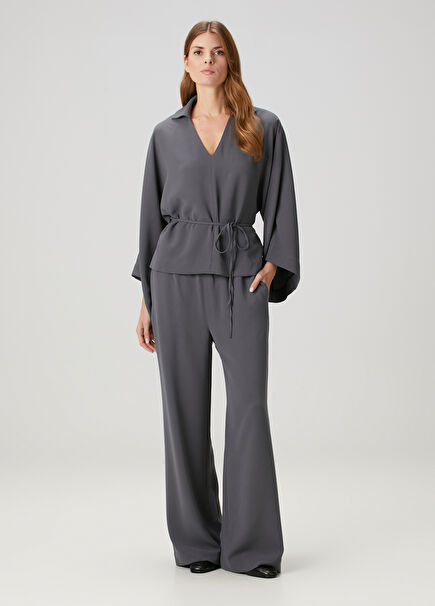 Palmyra Dark Gray Trousers