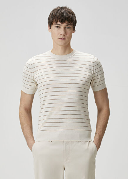 Çok Renkli İpek T-shirt