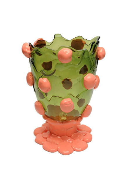 Nugget L Green Salmon Vase