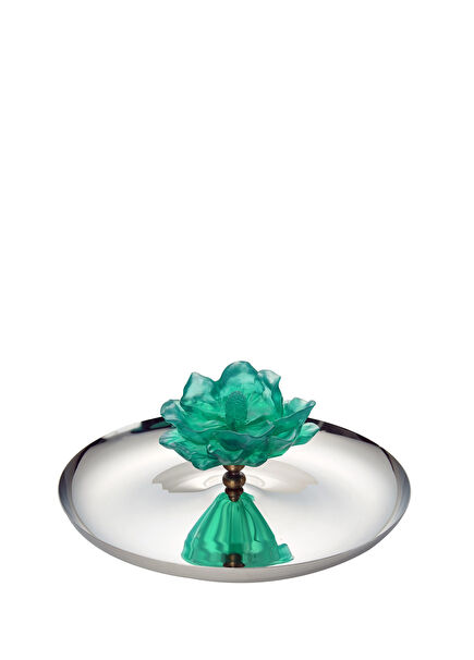 Green Floral Presentation Bowl