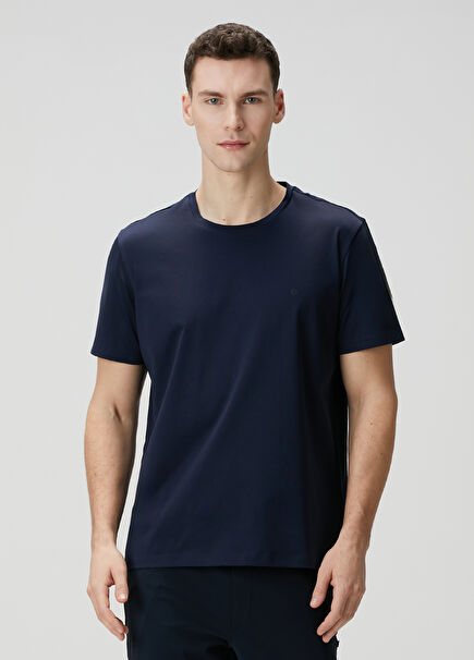 Navy Blue Super Fine Mercerized T-Shirt