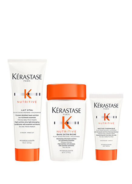Kerastase Nutritive Moisturizing Hair Care Set for Dry Hair