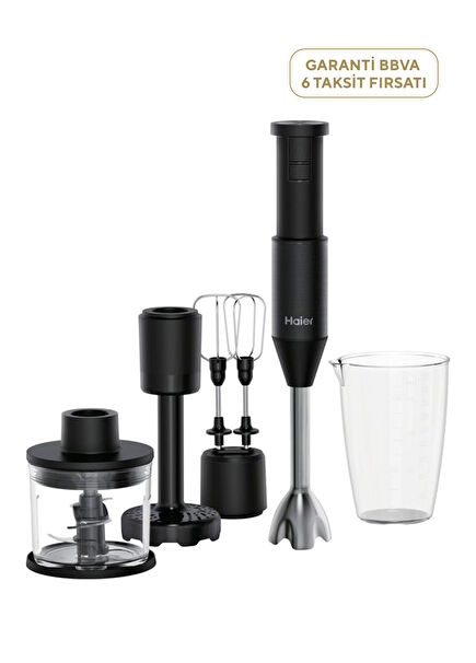 HHB5B5/1 011 Black Hand Blender Set
