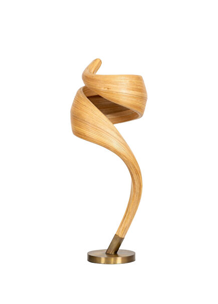 Helezon Form Natural Bamboo Lampshade