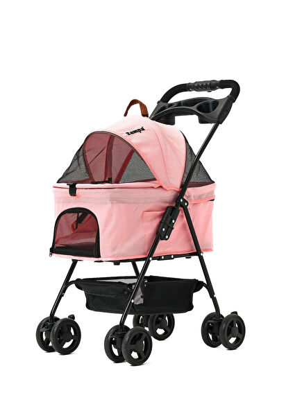Verstappen Pink Cat and Dog Trolley