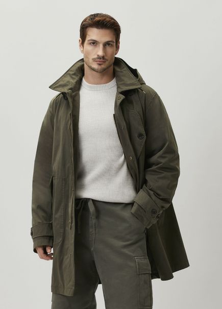 Ice Storm Khaki Hooded Parka