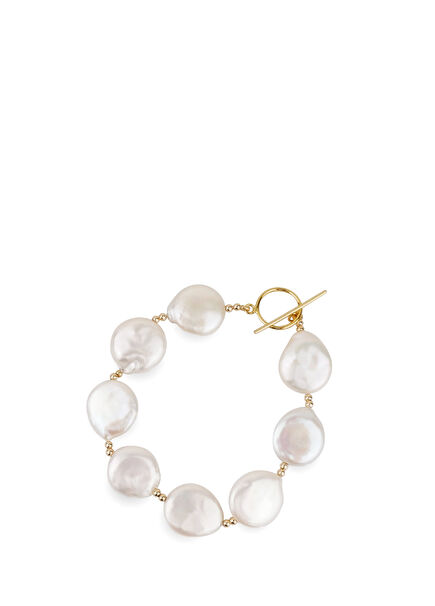 Baroque Pearls Women's Silver Bracelet