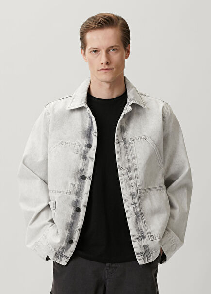 Mukesh Grey Organic Cotton Denim Shirt