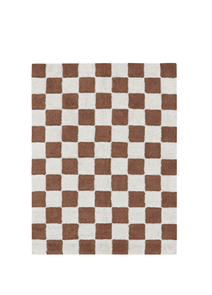 Kitchen Tiles Toffee Medium Size Children's Room Carpet