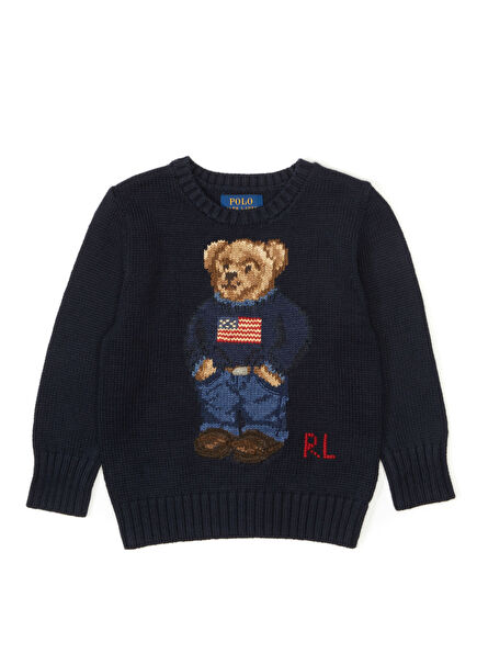 Lacivert Erkek Çocuk Kazak