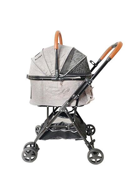 Bottas Grey Cat and Dog Transport Trolley