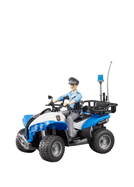 ATV Police Vehicle and Police Officer Toy Set
