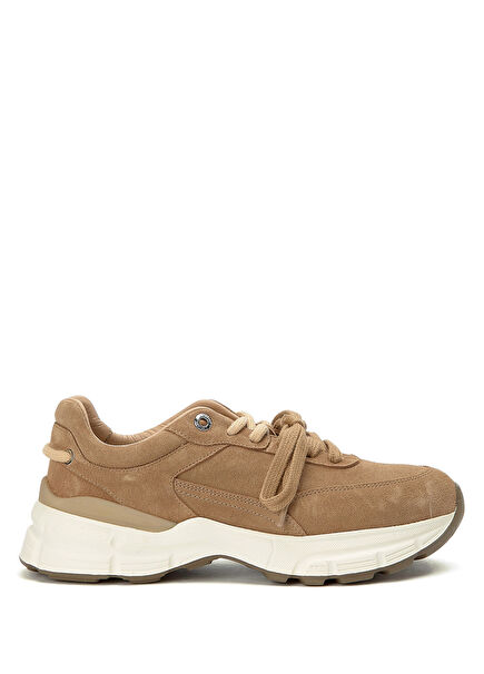 Kum Günlük Rahat Kadın Deri Sneaker