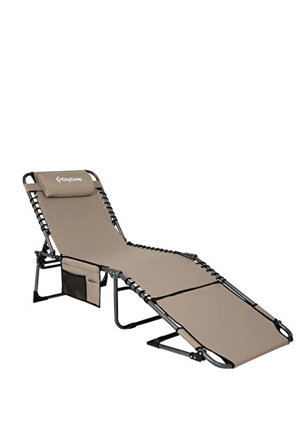 Magnolia B10 Hands Free Premium Beige 7 Kademeli Katlanır Şezlong