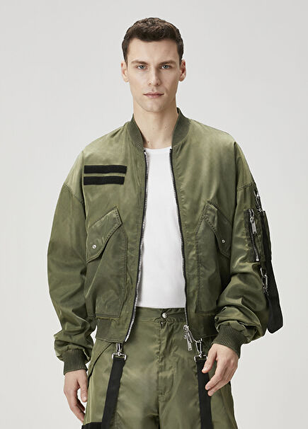 Khaki Bomber Jacket