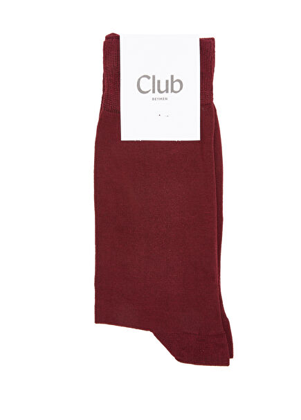 Burgundy Men's Bamboo Socks