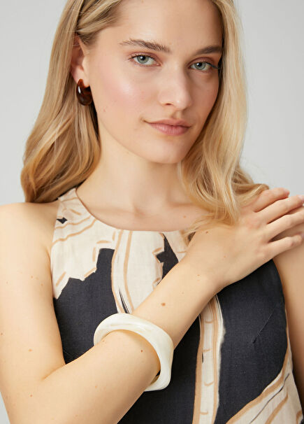 Ecru Women's Acrylic Bracelet