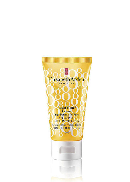 Eight Hour Sun Defense For Face SPF50 Sunscreen High Protectıon Pa +++  Güneş Kremi 50 ml