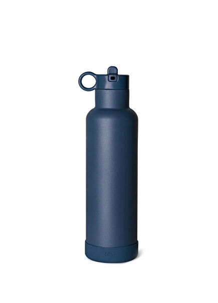 Navy Blue 3 Katmanlı Çelik Unisex Termos Suluk Seti 750 ml