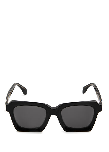 Sydney Heritage Collection Black Acetate Unisex Sunglasses