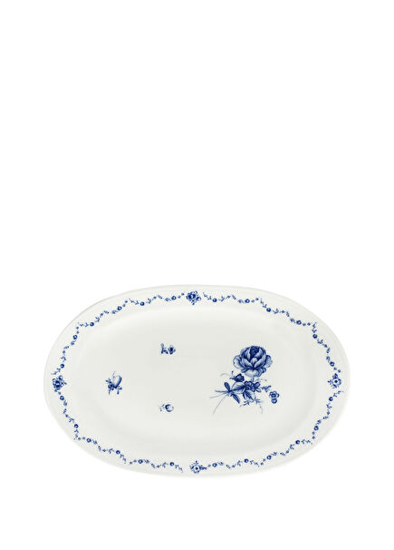 Alt Lottine Porselen Oval Servis Tabağı 33,5 cm