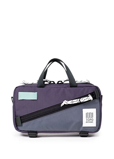 Mini Quick Nightshade State White Purple Unisex Waist Bag