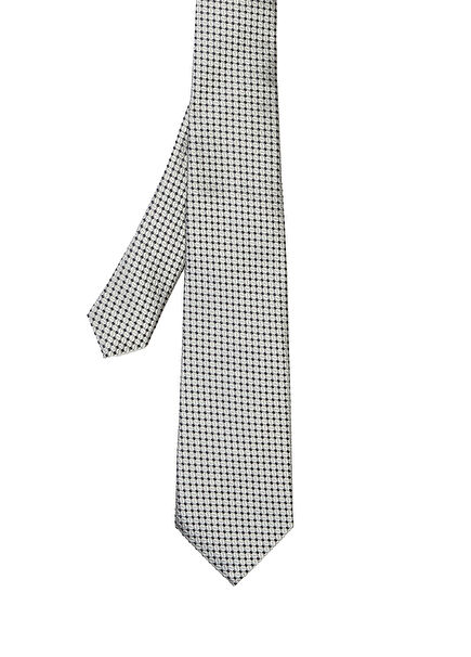 Grey Silk Tie