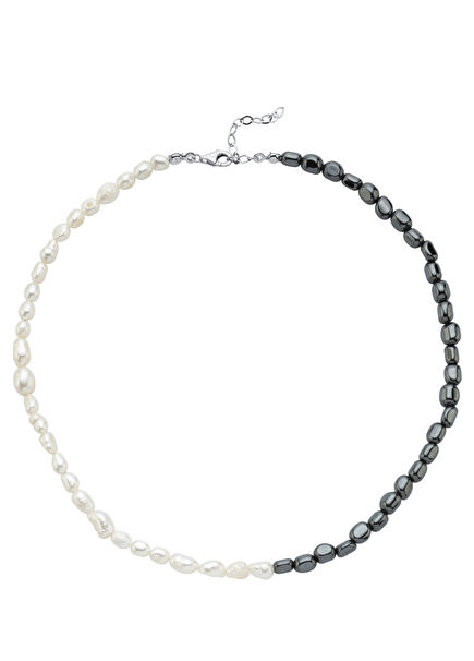 Maori Black White Pearl Women's Necklace