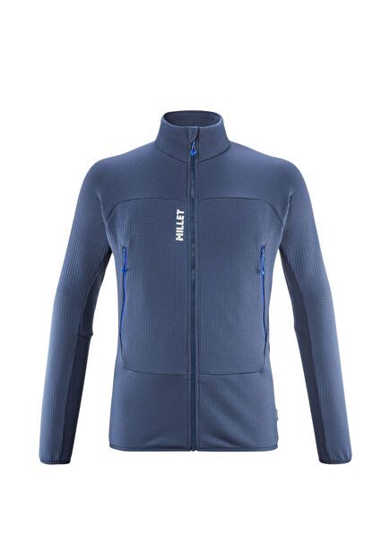 Fuison Grid Blue Full Zipper Polartec® Men's Fleece MIV9465 MIV.N0395