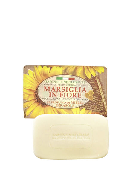Marsiglia in Fiore Bal ve Ayçiçeği Vegan Bakım Sabun 125 g