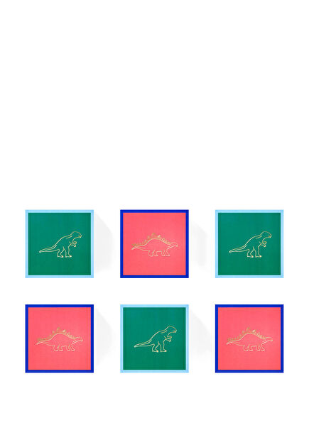 Dinozor Temalı 6'lı Hediye Kutusu