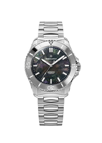3121540C Nereide Tungsteno 39 Automatic Grey Steel Men's Watch with Wind