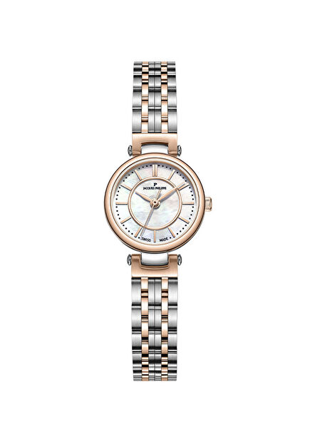 JPQLS987388RG Metalik Gri Rose Gold Çelik Kadın Kol Saati